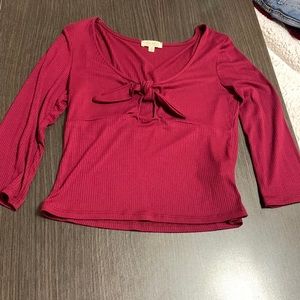 Short red top
